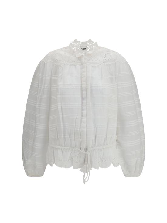 26SS 이자벨마랑에뚜왈 반팔 티셔츠 HT0767FAD1J05E 20WH WHITE