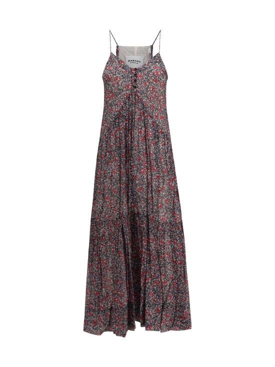 26SS 이자벨마랑에뚜왈 롱 원피스 RO0380FCD1J14E 86CY PURPLE