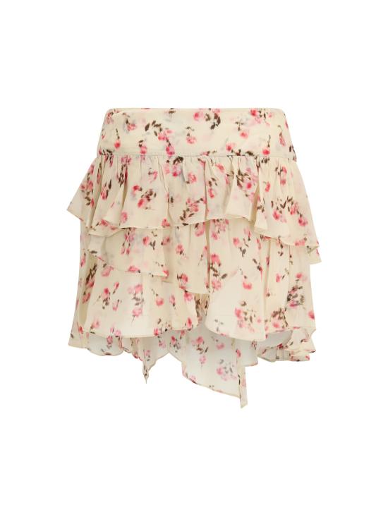 26SS 이자벨마랑에뚜왈 숏 스커트 JU0486FAD1J08E 90BE BEIGE - ISABEL MARANT ETOILE