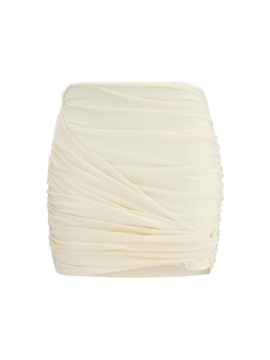 26SS 마그다뷰트림 숏 스커트 833722 CREAM