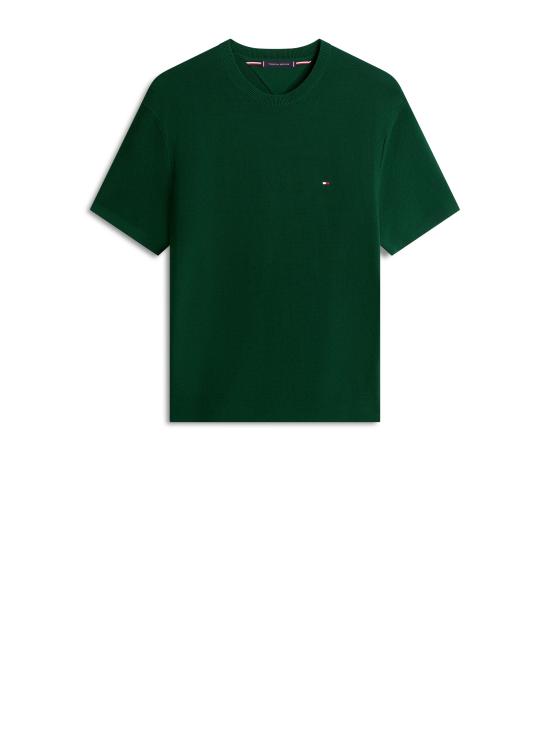 26SS 타미힐피거 반팔 티셔츠 MW0MW42794 MBN NOCTURNAL GREEN