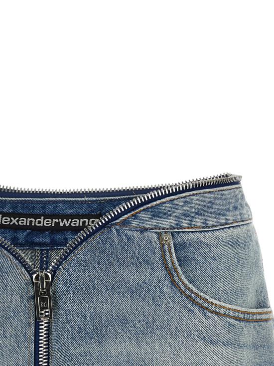 26SS 알렉산더 왕 숏팬츠 4DC2264985427D Light Blue - ALEXANDER WANG