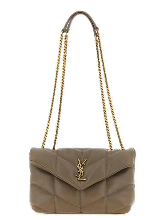 26SS 생로랑 토이 푸퍼 램스킨 숄더백 7593371EL071799 Brown