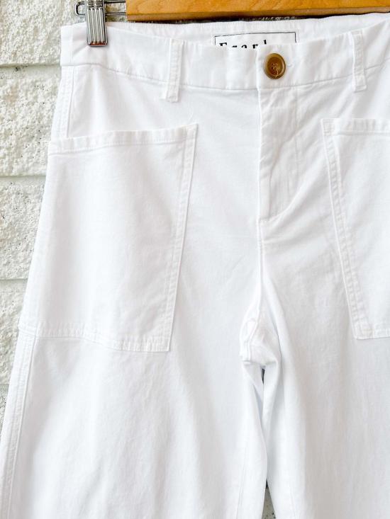  프랭크 앤 에일린 팬츠 프랭크앤에일린 랩 포켓  화이트 - FRANK & EILEEN