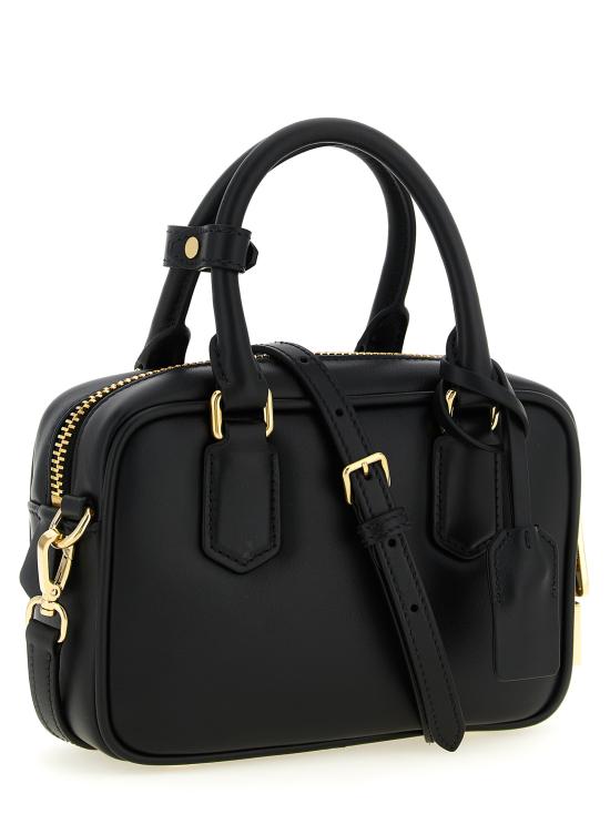 26SS 미우미우 토트백 5BB123VOONACR3F0002 Black - MIU MIU