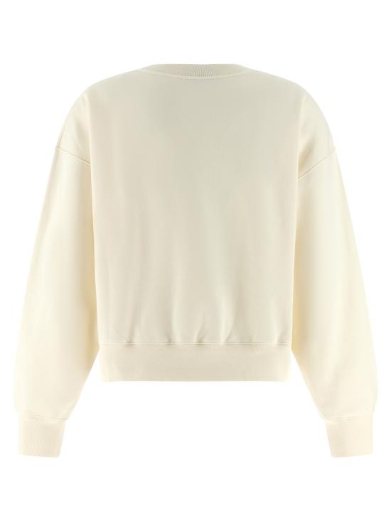 26SS 구찌 프린트 디테일 코튼 저지 스웨트셔츠 837931XJHQV9733 White - GUCCI