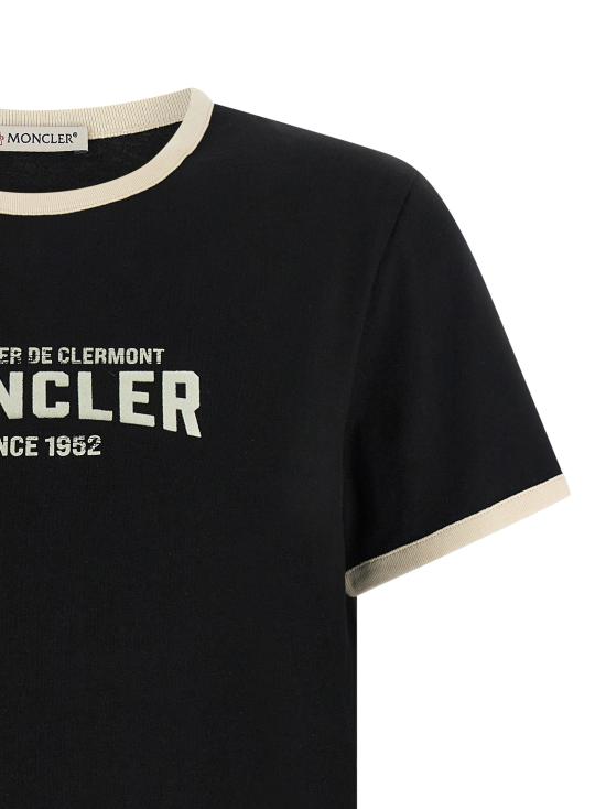 26SS 몽클레어 반팔 티셔츠 L10938C0003189AUOP90 Black - MONCLER