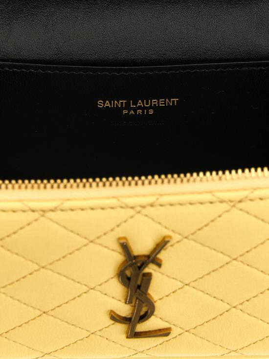 26SS 생로랑 램스킨 가비 베니티 백 7667311EL077555 Yellow - SAINT LAURENT