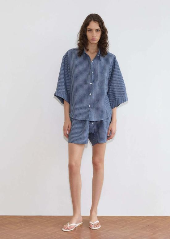  데이지 스튜디오 언더웨어 Deiji Studios 03 세트 Azure Stripe