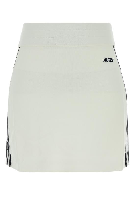 26SS 오트리 스커트 SKPW 031W WHITENAVY