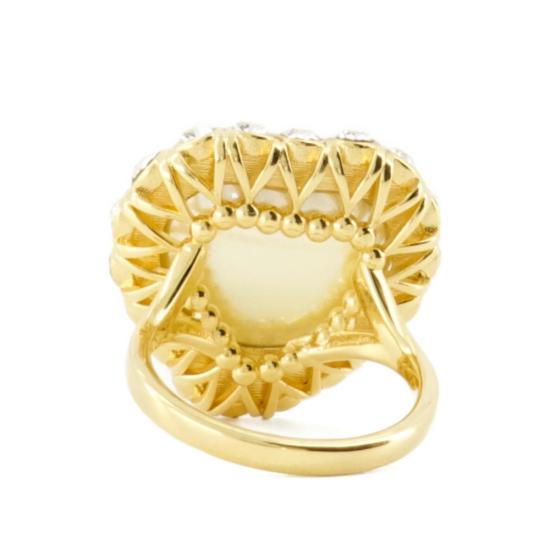 26SS 발렌티노 가라바니 반지 8W0J0BT3EXE 3DV GOLD WHITE - VALENTINO GARAVANI