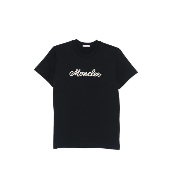 26SS 몽클레어 반팔 티셔츠 89AUG 8C000 51 742 BLUE