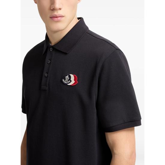 26SS 몽클레어 폴로 티셔츠 89A16 8A000 30 77X BLACK - MONCLER