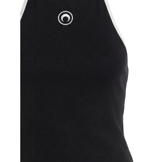 26SS 마린세르 민소매 티셔츠 WTO504A CJER0008 BK96 BLACK - MARINE SERRE