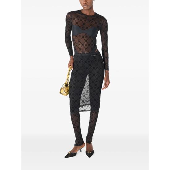 26SS 마린세르 레깅스 WSK134A CJER0005 BK99 BLACK - MARINE SERRE