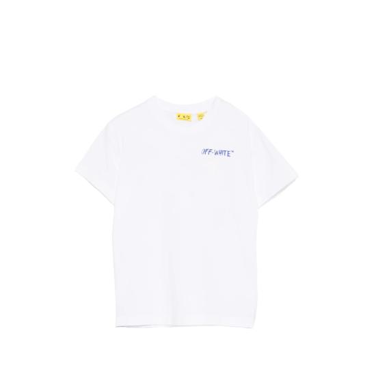 26SS [키즈] 오프화이트 티셔츠 44BAA002S26 J005 100