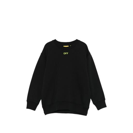 26SS [키즈] 오프화이트 니트/스웻셔츠 44BBA001S26 F003 001 BLACK