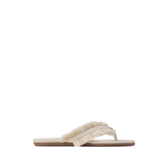 26SS 지미추 부츠 BAY FLAT BZM ALMON NEUTRALS