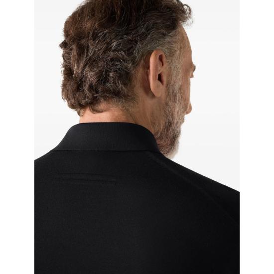 26SS 에르메네질도제냐 폴로 티셔츠 RUH15M9A3 POL K09 BLACK - ERMENEGILDO ZEGNA