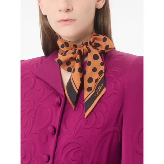 26SS 발렌티노 가라바니 머플러/스카프 8W0E6017RCI 4FR ORANGE BLACK - VALENTINO GARAVANI