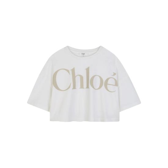 26SS [키즈] 끌로에 티셔츠 C20859 117 WHITE NEUTRALS