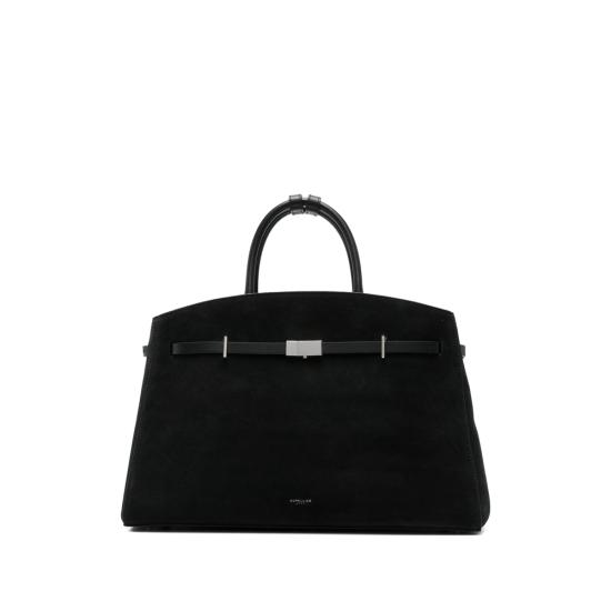 26SS 드멜리어 토트백 D101 SUEDE THE HUDSON BLACK
