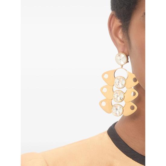 26SS 발렌티노 가라바니 이어링 8W0J0BV3YCW 3ND GOLD WHITE - VALENTINO GARAVANI