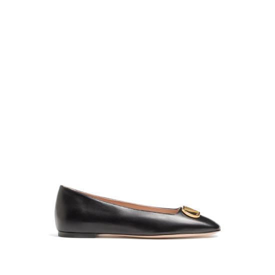 26SS 발렌티노 가라바니 플랫 슈즈 8W0S0PI8RRE 0NO BLACK