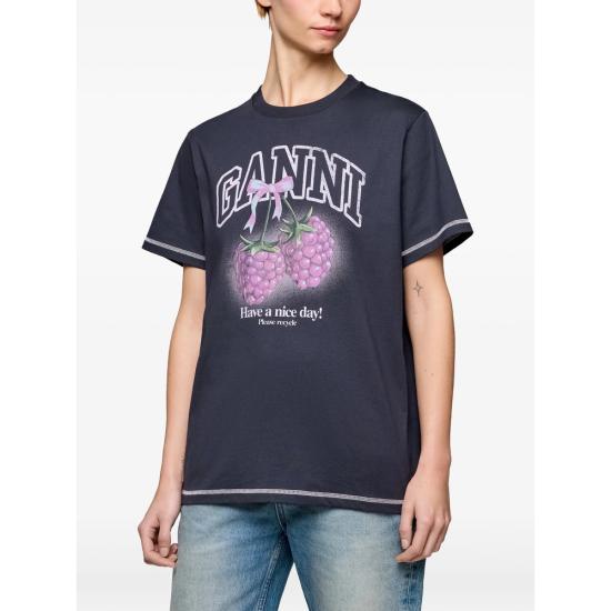 26SS 가니 탑 A1050219 252 BLUE - GANNI