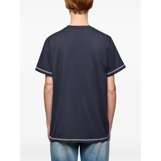 26SS 가니 탑 A1050219 252 BLUE - GANNI