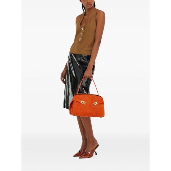 26SS 살바토레 페라가모 숄더백 219816 0792870 LISIE ORANGE - SALVATORE FERRAGAMO