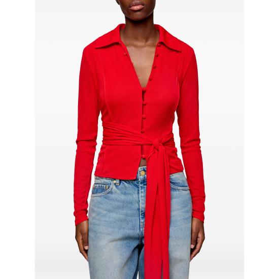 26SS 가니 셔츠 A1040286 06P RED - GANNI