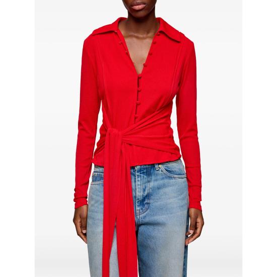 26SS 가니 셔츠 A1040286 06P RED - GANNI