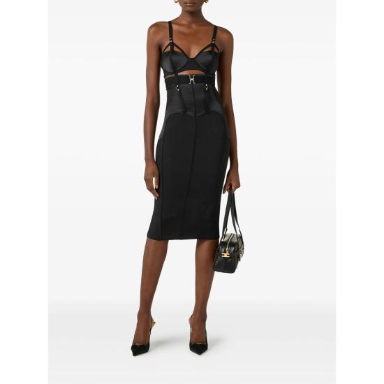 26SS 엘리자베타프랜치 원피스 AB88162E2 110 BLACK - ELISABETTA FRANCHI