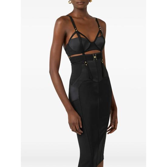 26SS 엘리자베타프랜치 원피스 AB88162E2 110 BLACK - ELISABETTA FRANCHI