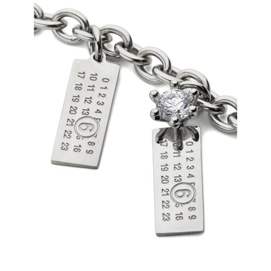 26SS MM6 메종마르지엘라 팔찌 P9162 SM7UY0112 951 SILVER WHITE - MM6 MAISON MARGIELA