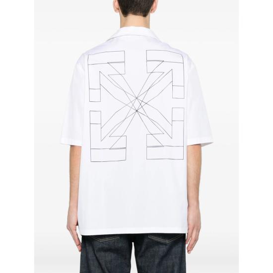 26SS 오프화이트 셔츠 44XGG01FS26 F001 100 WHITE - OFF WHITE