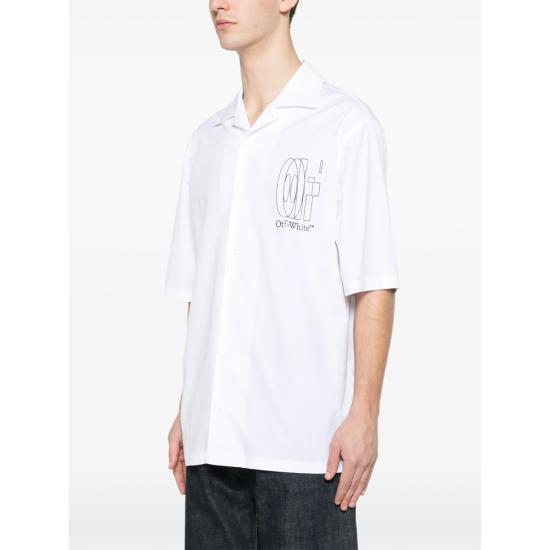 26SS 오프화이트 셔츠 44XGG01FS26 F001 100 WHITE - OFF WHITE