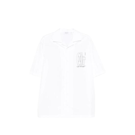 26SS 오프화이트 셔츠 44XGG01FS26 F001 100 WHITE
