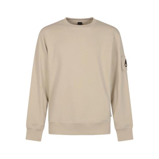 26SS 무스너클 하츠필드 크루넥 스웨트 셔츠 M35MS706 1705 NEUTRALS