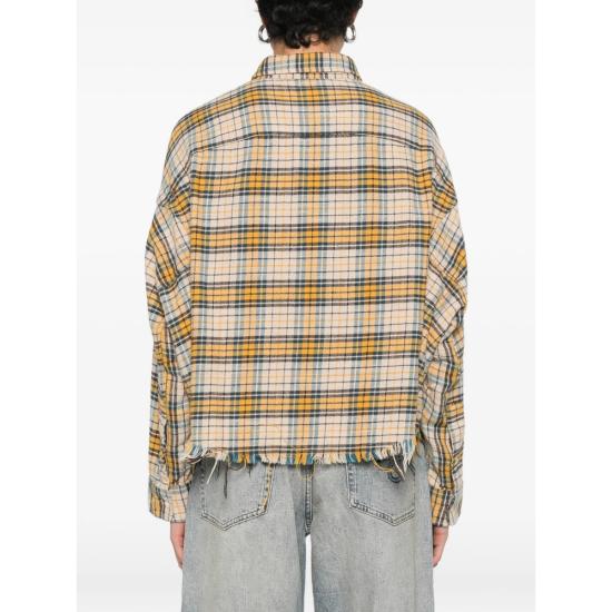 26SS 알13 크롭 워크셔츠 R13W7298 R777B YELLO YELLOW - R13