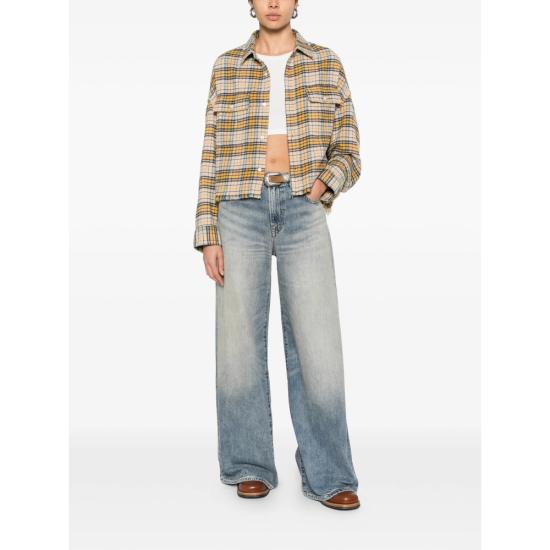 26SS 알13 크롭 워크셔츠 R13W7298 R777B YELLO YELLOW - R13