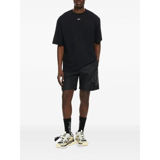 26SS 오프화이트 셔츠 44MAA120S26 J00J 001 BLACK - OFF WHITE