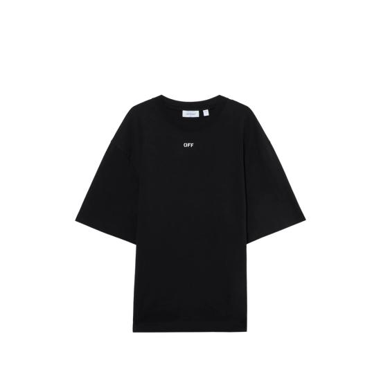 26SS 오프화이트 셔츠 44MAA120S26 J00J 001 BLACK