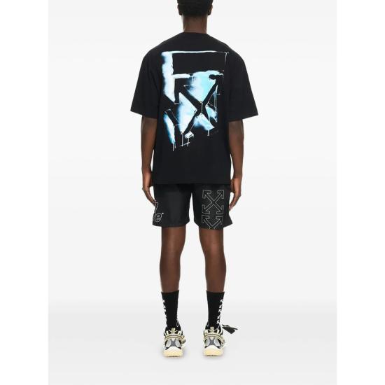 26SS 오프화이트 셔츠 44MAA120S26 J00J 001 BLACK - OFF WHITE