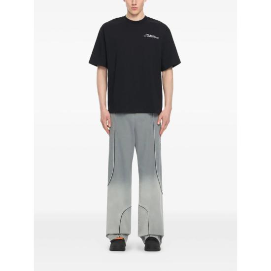 26SS 오프화이트 반팔 티셔츠 44MAA120S26 J00K 001 BLACK - OFF WHITE