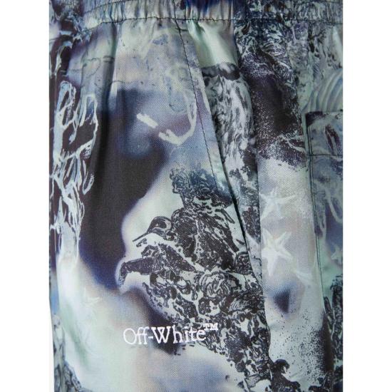 26SS 오프화이트 숏팬츠 44XCB092S26 F004 402 BLUE - OFF WHITE