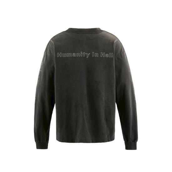 26SS 세인트 미카엘 탑 0000 027 BLACK GREY - SAINT MXXXXXX