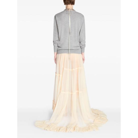 26SS 드리스 반 노튼 롱 스커트 3040 010842 005 NEUTRALS - DRIES VAN NOTEN