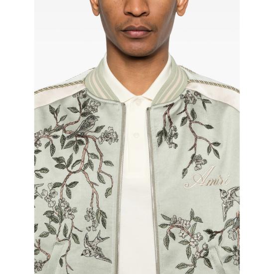 26SS 아미리 봄버 자켓 AMOUJA1106 STEEL GREEN NEUTRALS - AMIRI